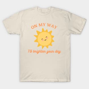 Vintage Sunshine Shirt Funny Shirts Cute Graphic Shirts for Women Men Kids Cool Shirts Original Positive Karma T Shirt Be Kind Nice Shirt T-Shirt